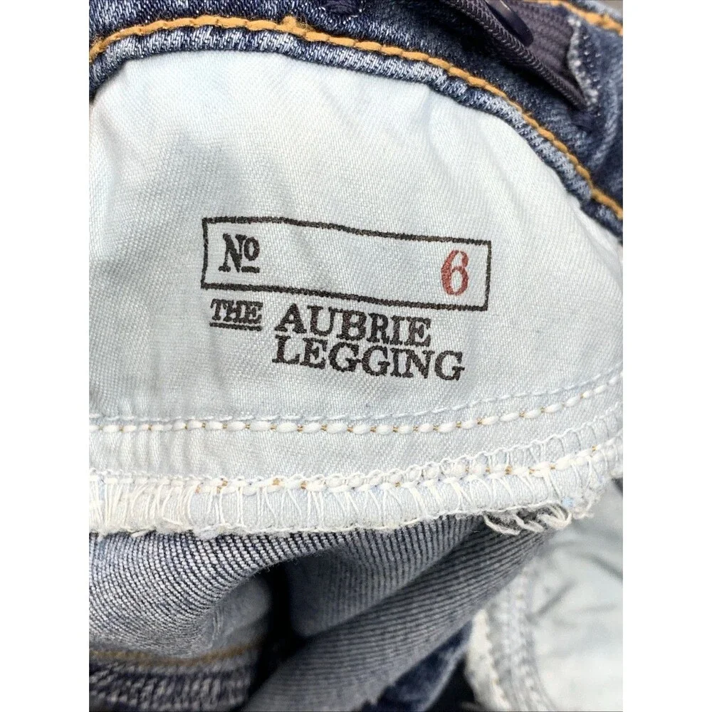 Polo Ralph Lauren Boys Denim Jeans The Aubrie Legging School Blue Size 6